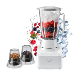 Panasonic 700 W Glass Jug Blender, for Juice, Smoothies, and Meals | MX-MG5321WTZ