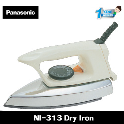 Panasonic 1000W Stainless Metallic Design Non-Stick Iron NI-313EWTTH