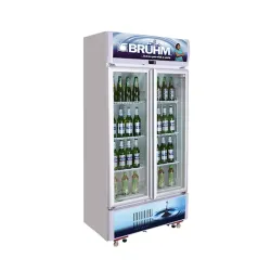 BRUHM 409Litres Double Door Beverage Cooler | BBD-409M