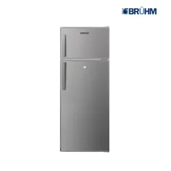 Bruhm 205L Double Door Refrigerator BFD-210MD(INOX)