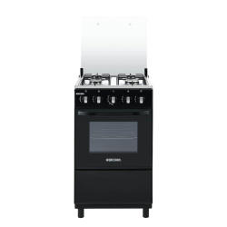 BRUHM GAS COOKER BGC-5531IB – 50*55 FREE STANDING GAS COOKER 3G+1E INOX