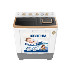 Bruhm12Kg Semi Automatic Washing Machine BWT-120H